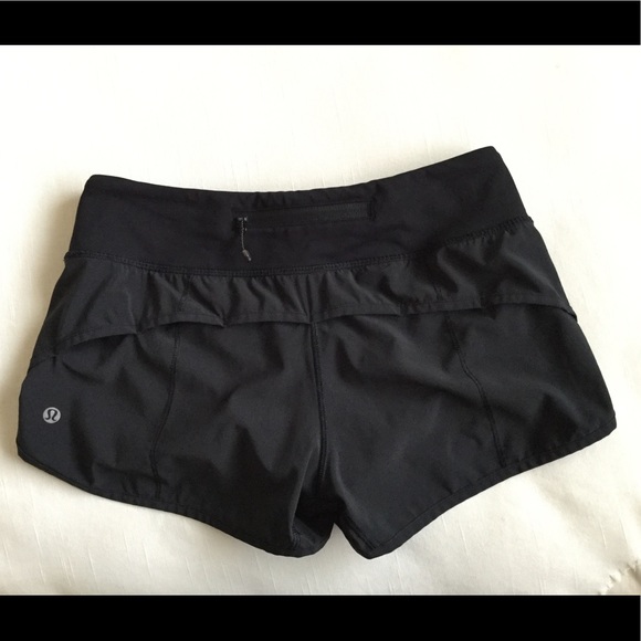 lululemon athletica Pants - LULULEMON Run Speed Lined Shorts Black BLK Classic